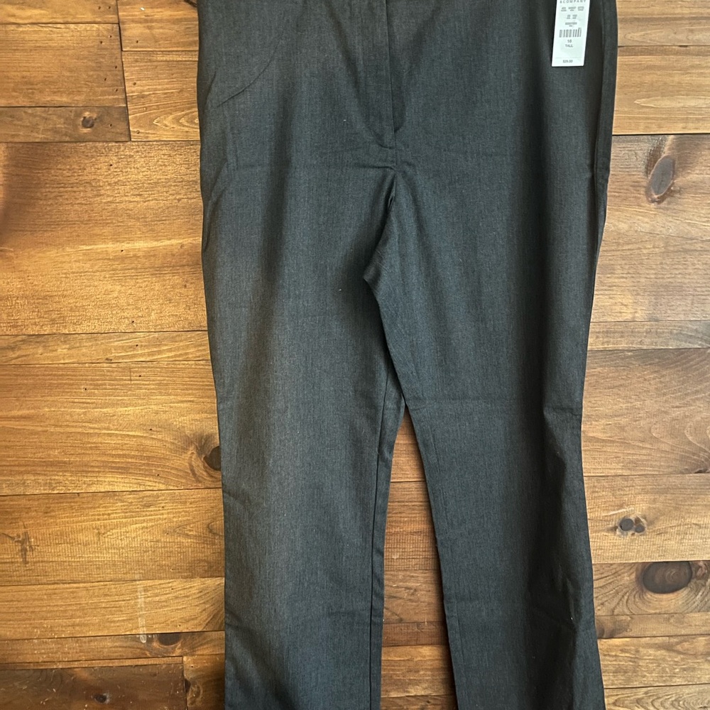 New York & Company Charcoal City Stretch Pants